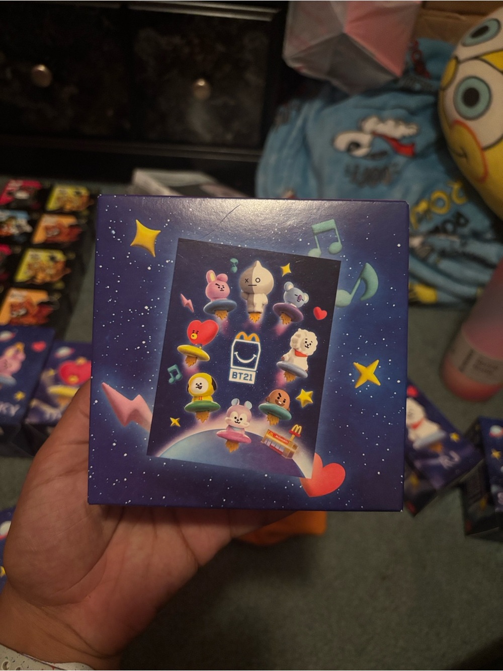 McDonalds BT21 Poster with stickers (NIB)